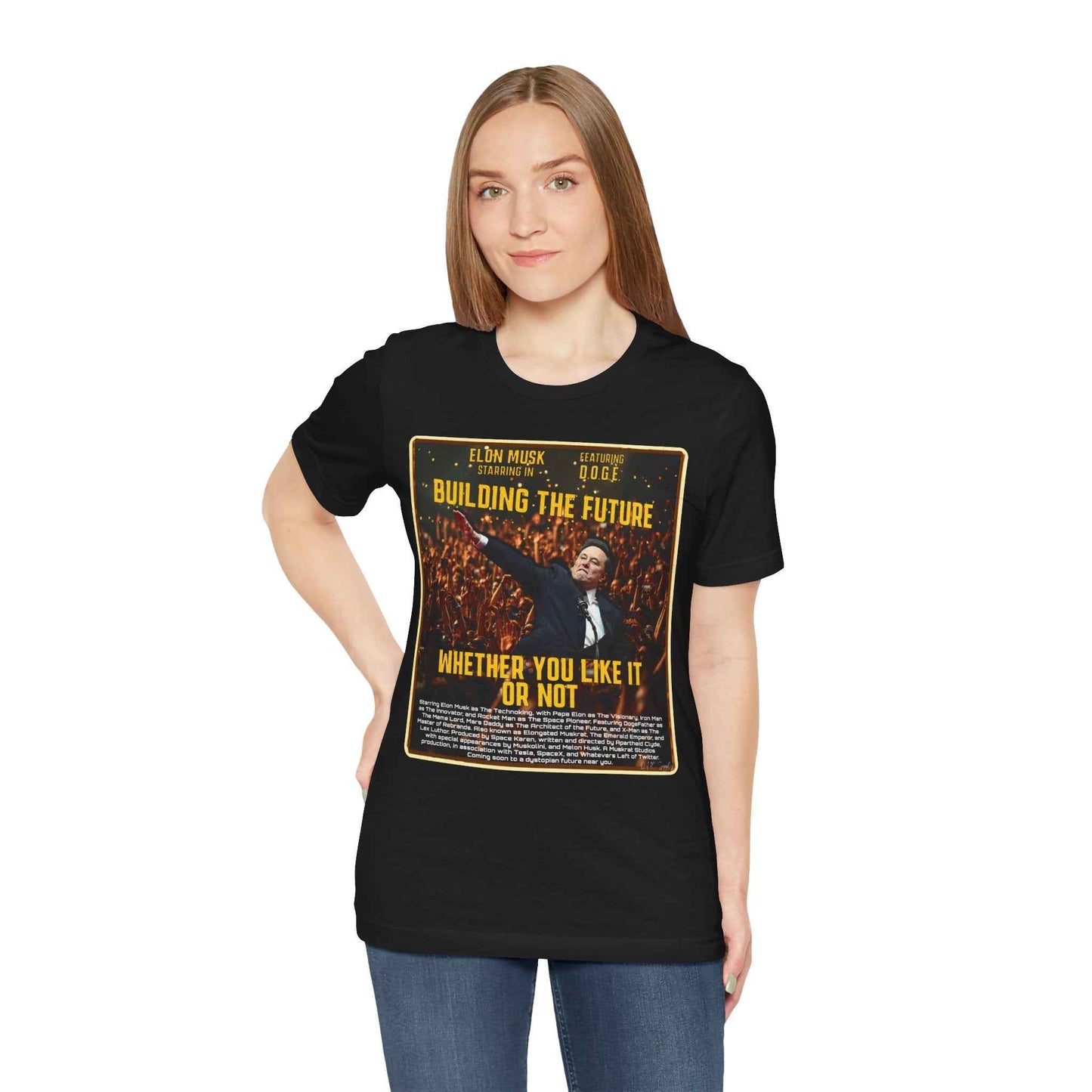 Elon Musk T Shirt - Building the Future - QHC Supply