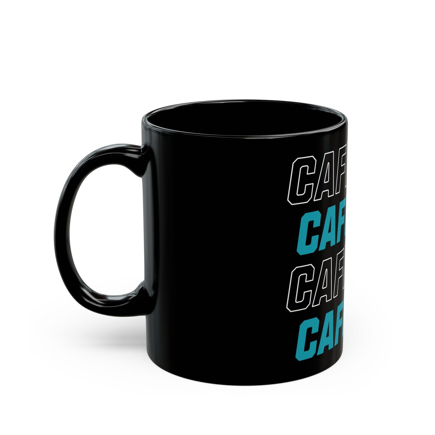 Caffeine Lover's Black Coffee Mug.