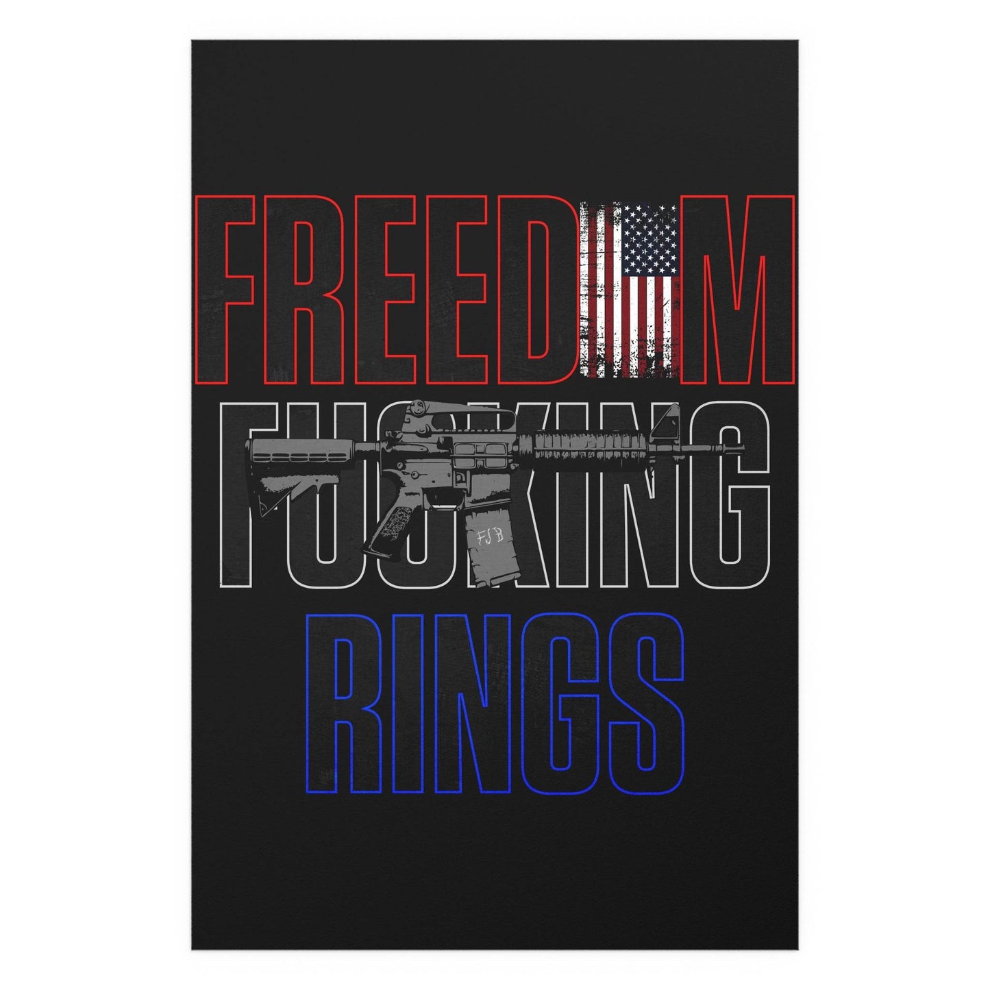 Freedom Rings Patriot Poster - QHC Supply