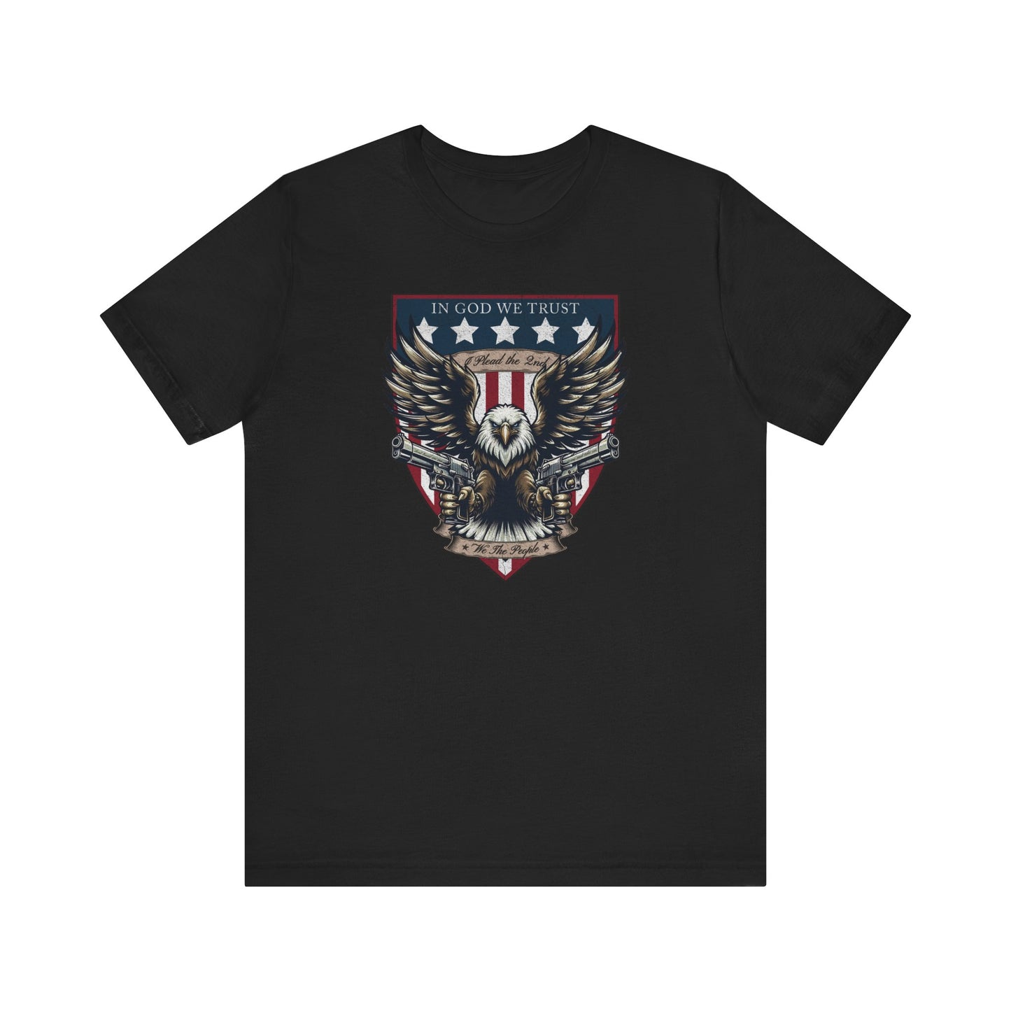 "I Plead the 2nd" Patriotic Eagle Gun Rights T-Shirt