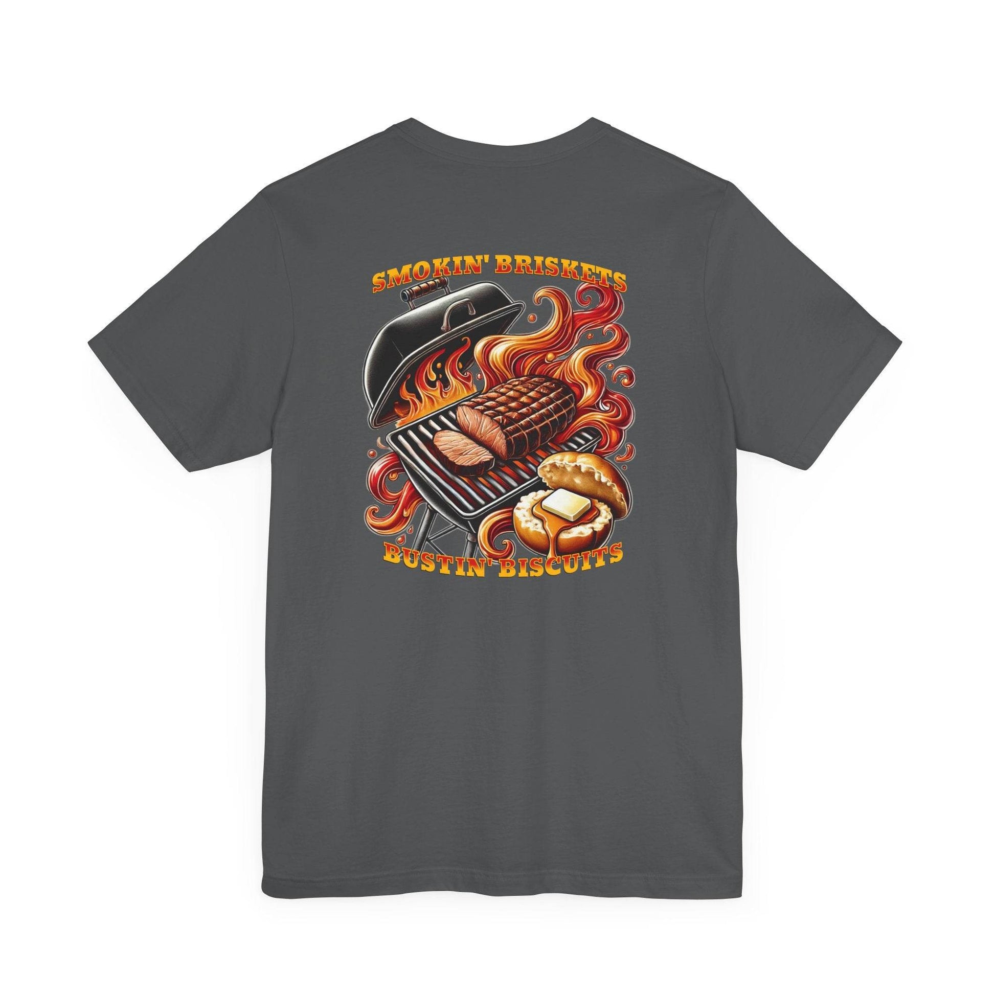 BBQ Smokin' Briskets T-shirt - Back Design - QHC Supply