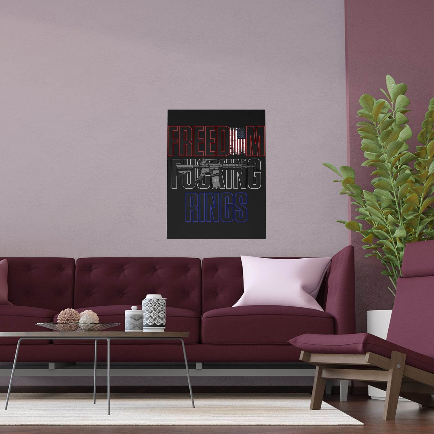 Freedom Rings Patriot Poster - QHC Supply