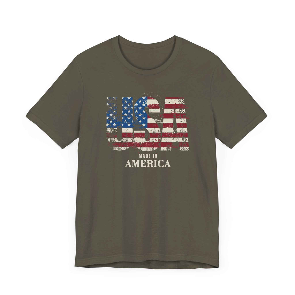 USA - Made in America Patriotic Tee - QHC Supply
