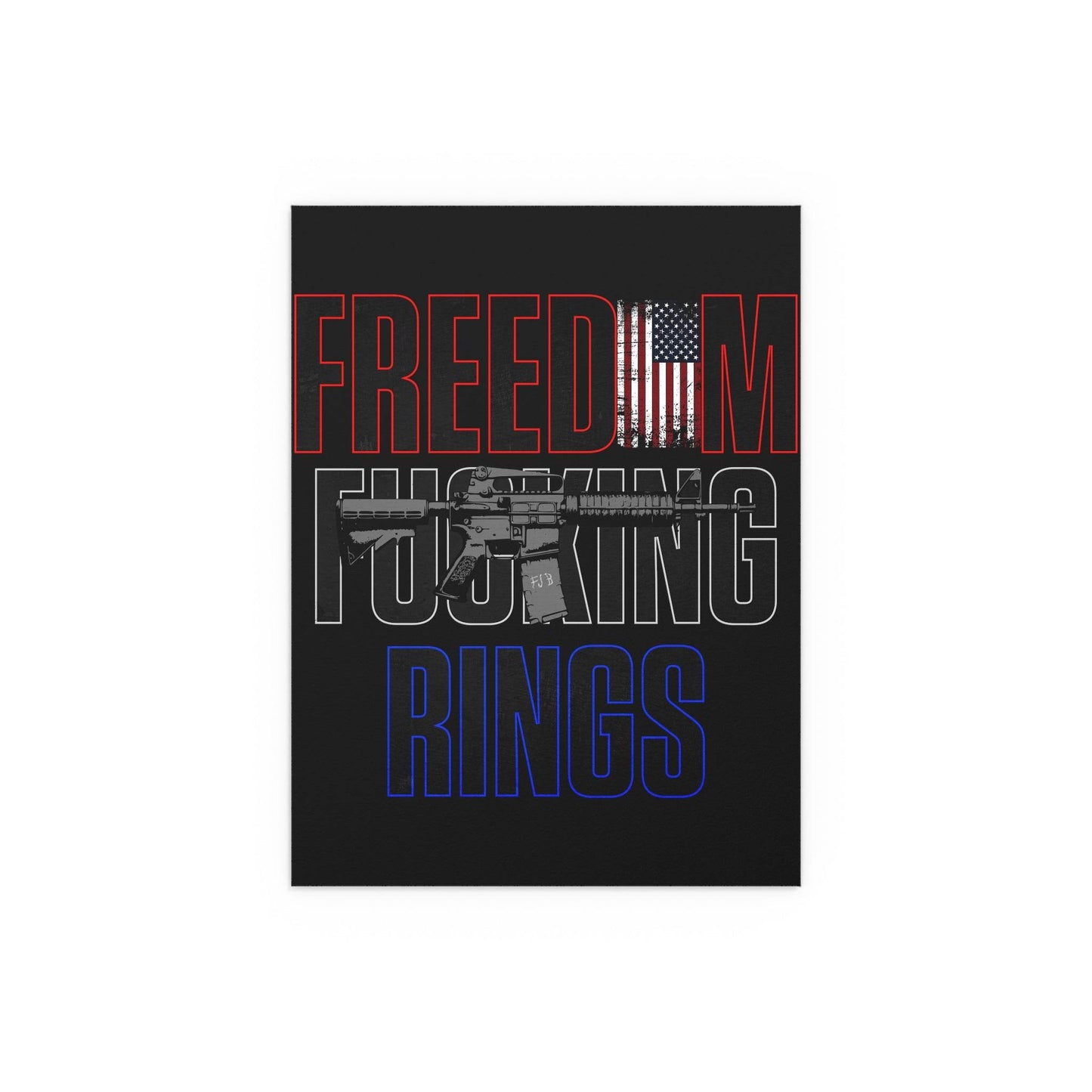 Freedom Rings Patriot Poster - QHC Supply