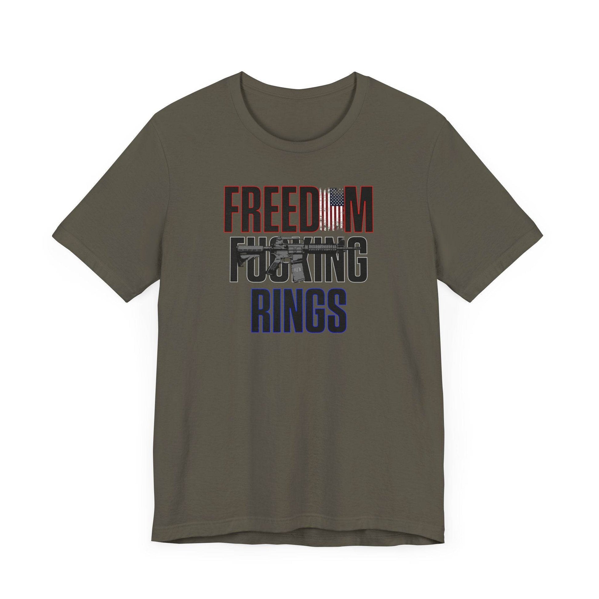 Freedom Rings - Patriotic Graphic Tee - QHC Supply