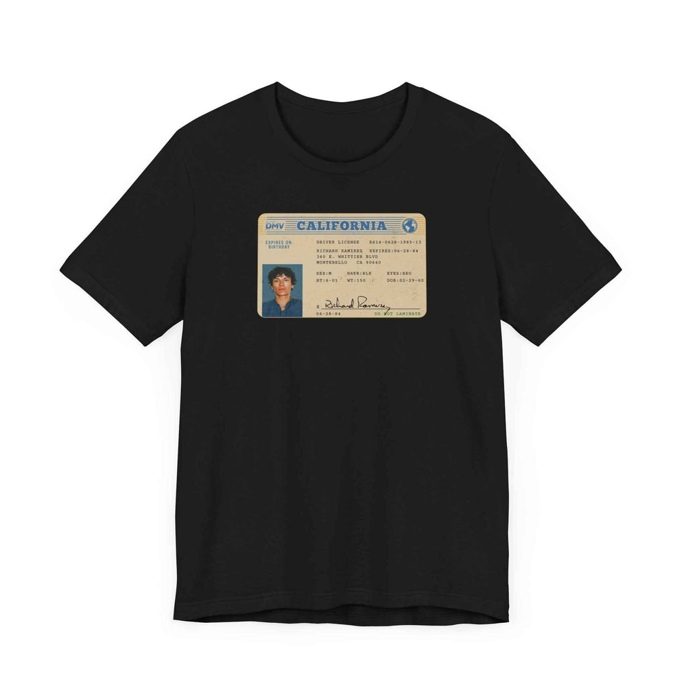Ramirez Serial Killer Shirt – California License ID Tee - QHC Supply