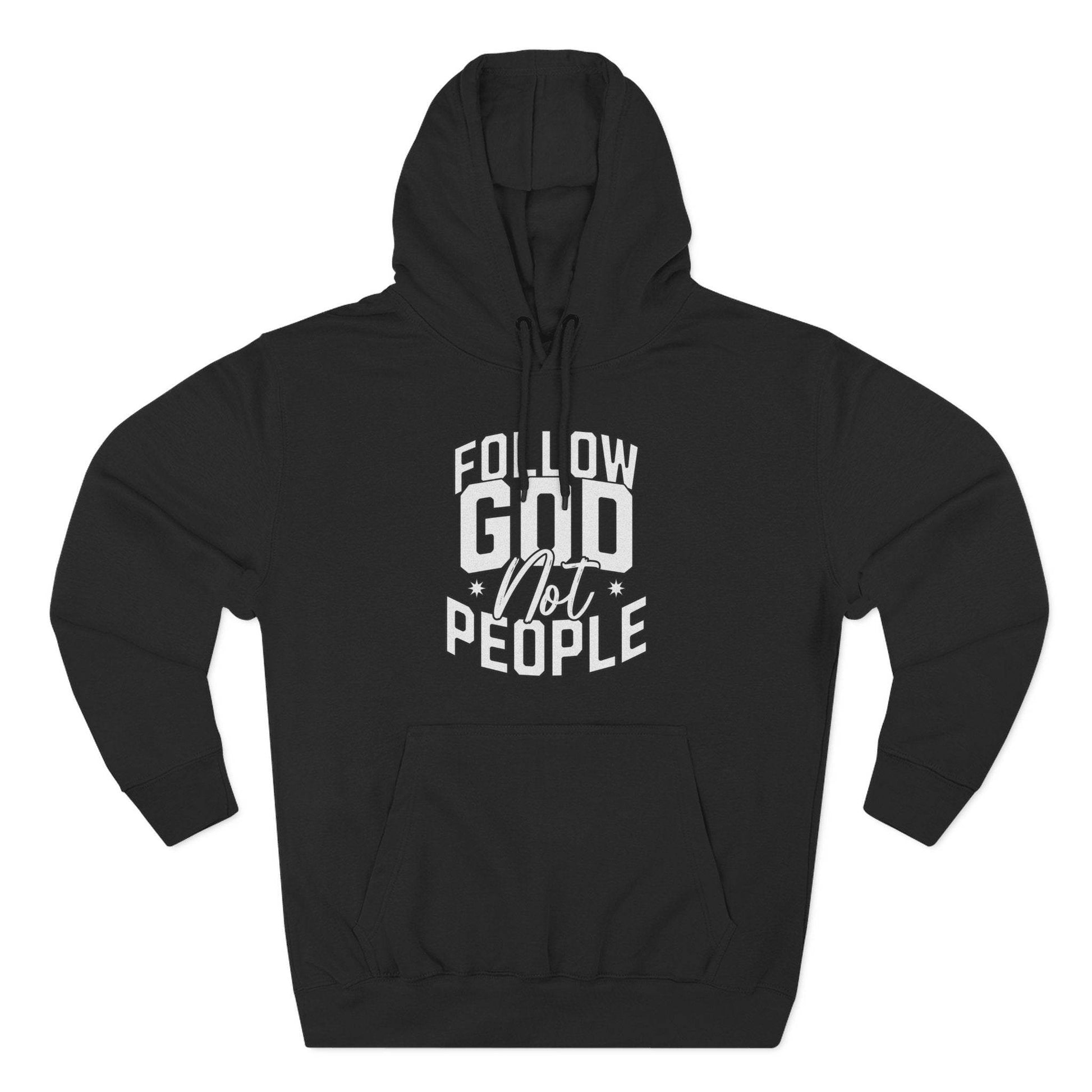 Fleece Hoodie - Follow God Not People Design - QHC Supply