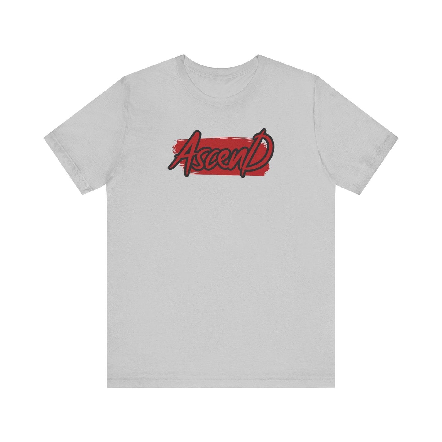 Ascend Shirt – Bold Red & Black Motivational Graphic Tee - QHC Supply