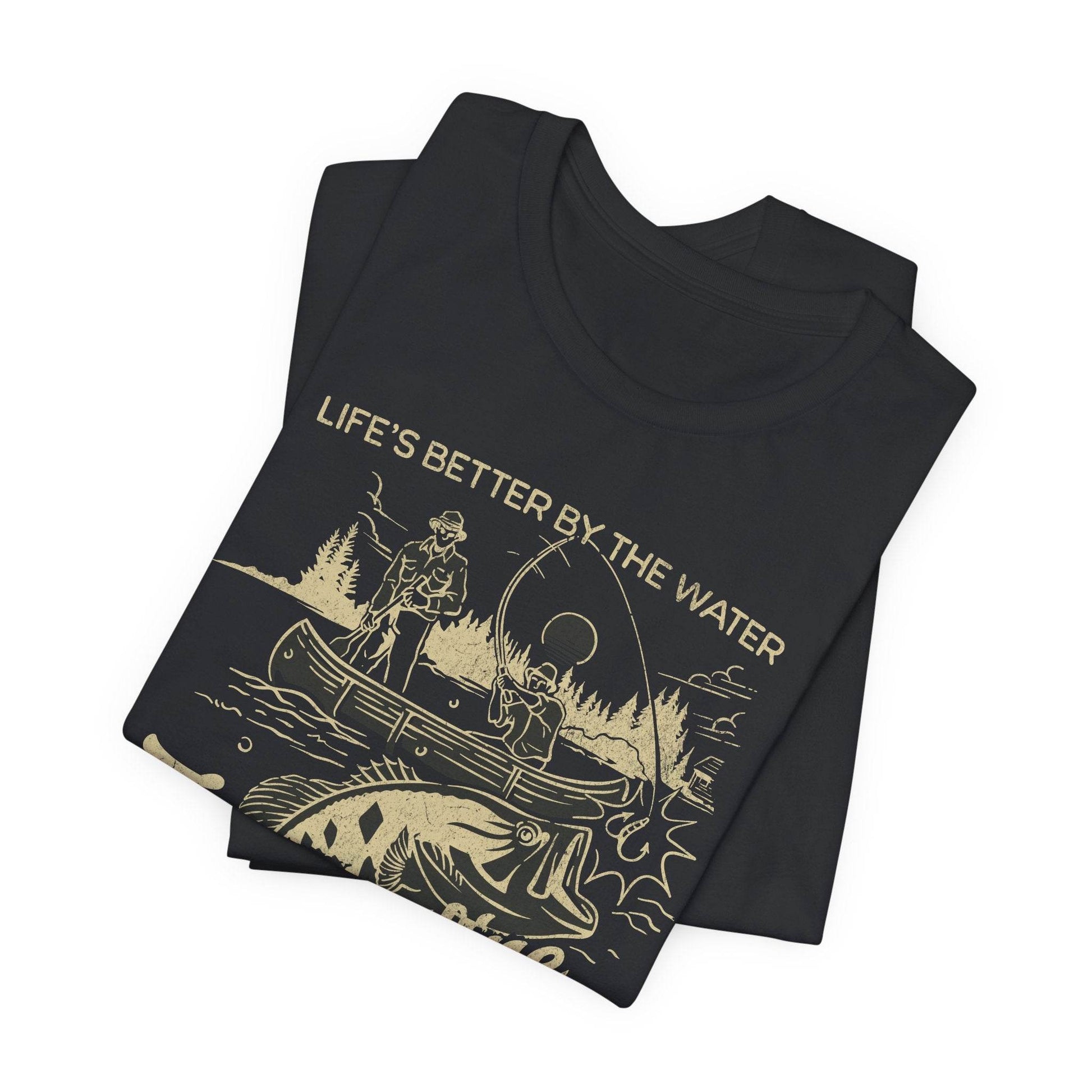 Fishing Tee - 'Throw a line' Unisex Jersey Short Sleeve - QHC Supply