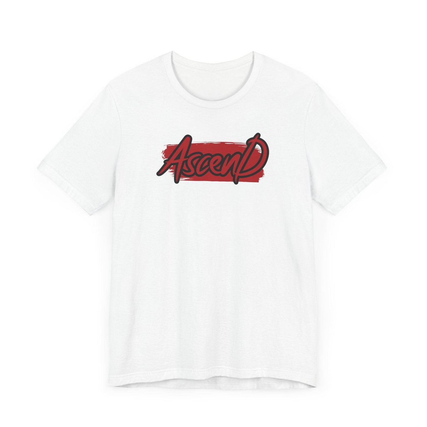 Ascend Shirt – Bold Red & Black Motivational Graphic Tee - QHC Supply