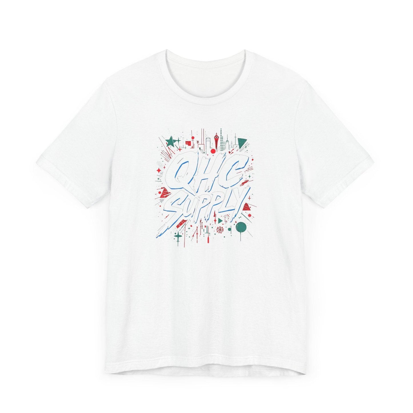 Graffiti Style Urban T-shirt with 'QHC SUPPLY' Design - QHC Supply