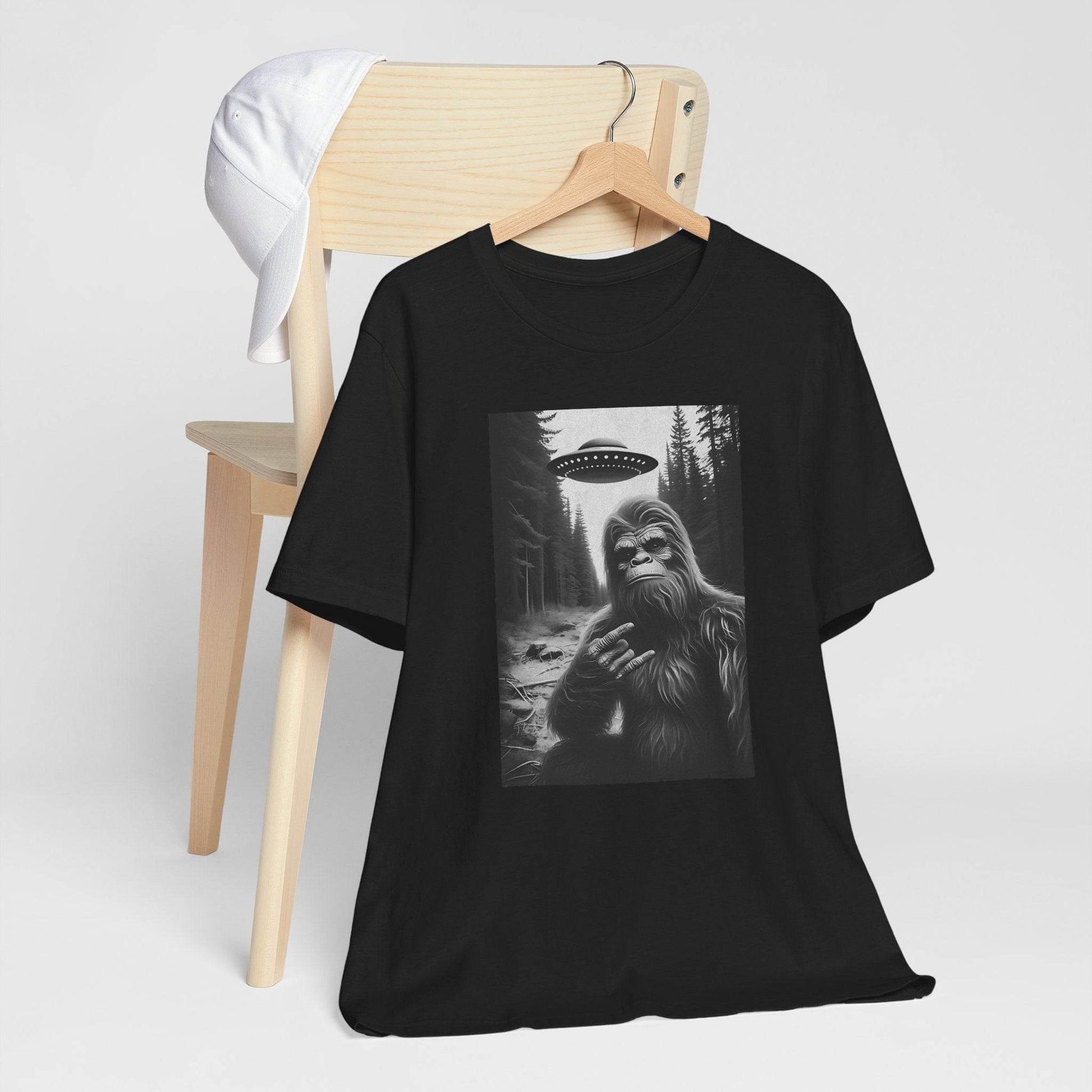 Bigfoot Selfie Unisex Tee - QHC Supply