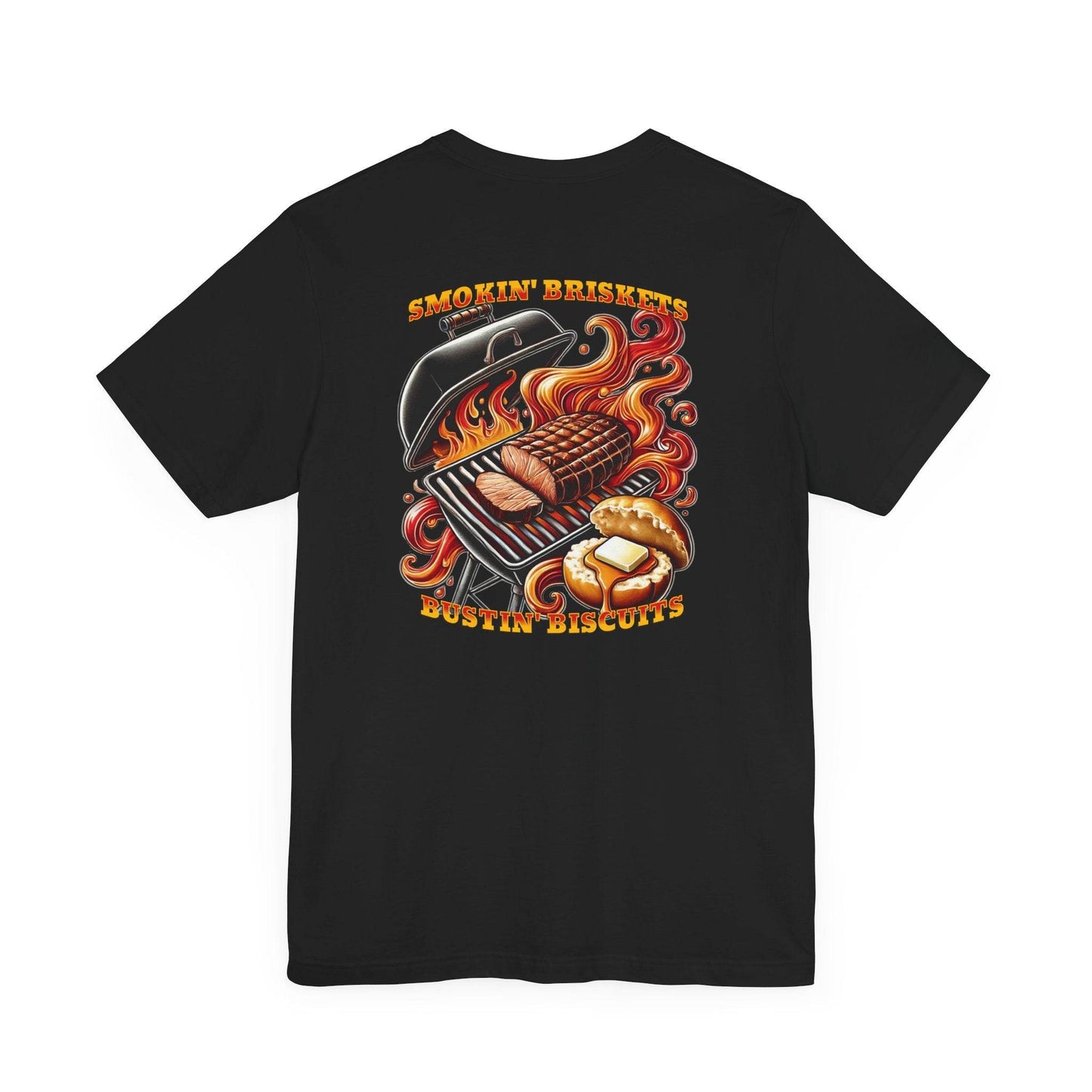 BBQ Smokin' Briskets T-shirt - Back Design - QHC Supply