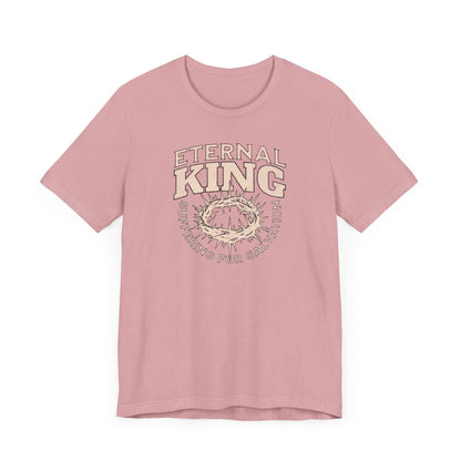 Eternal King Graphic Tee - Suffering for Salvation Shirt - QHC Supply