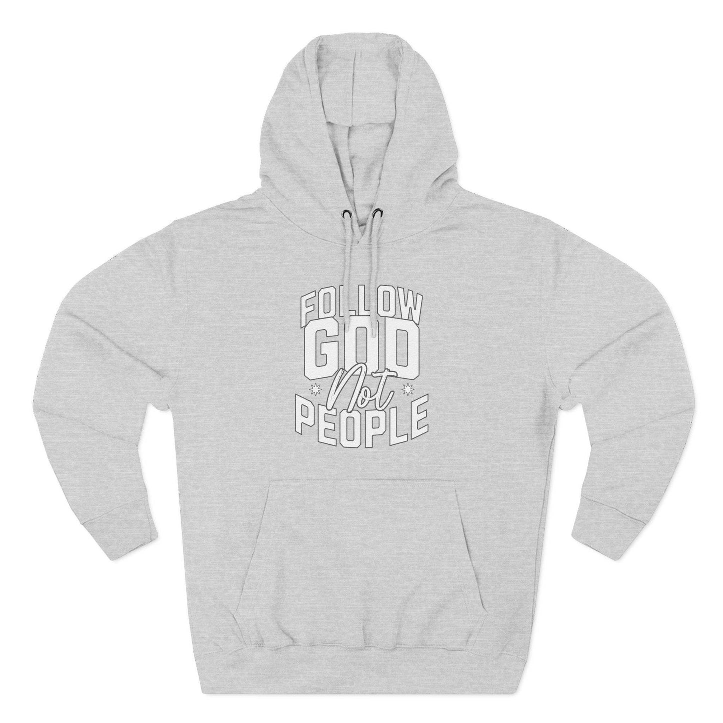 Fleece Hoodie - Follow God Not People Design - QHC Supply