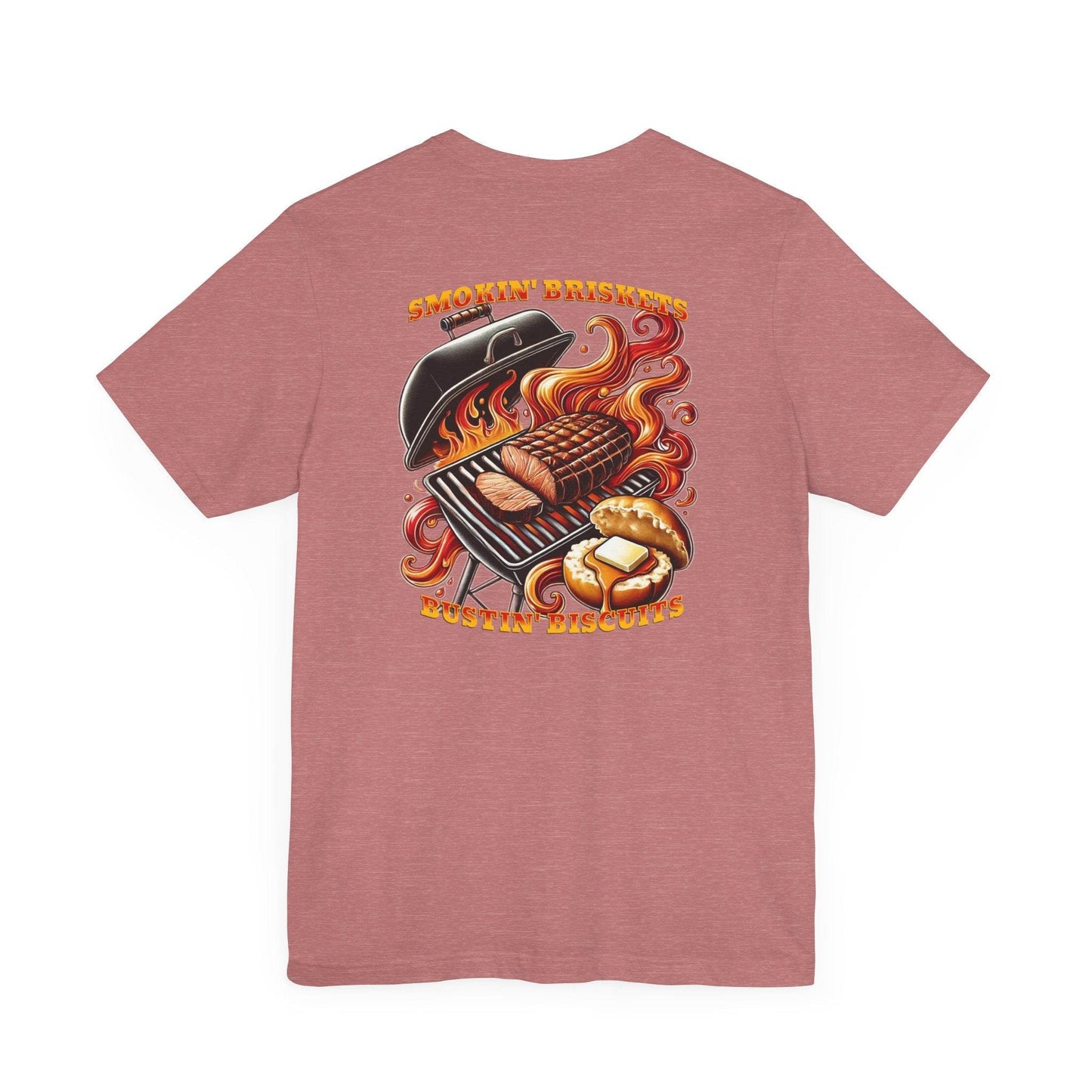 BBQ Smokin' Briskets T-shirt - Back Design - QHC Supply