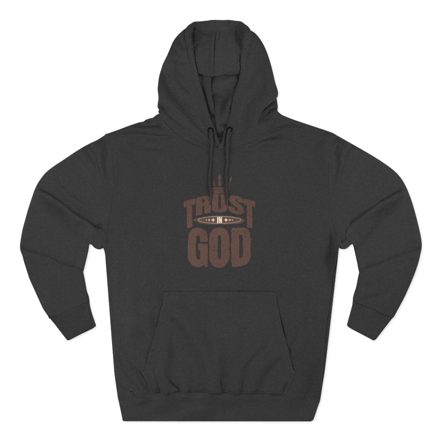 Fleece Hoodie Trust In God Design - QHC Supply