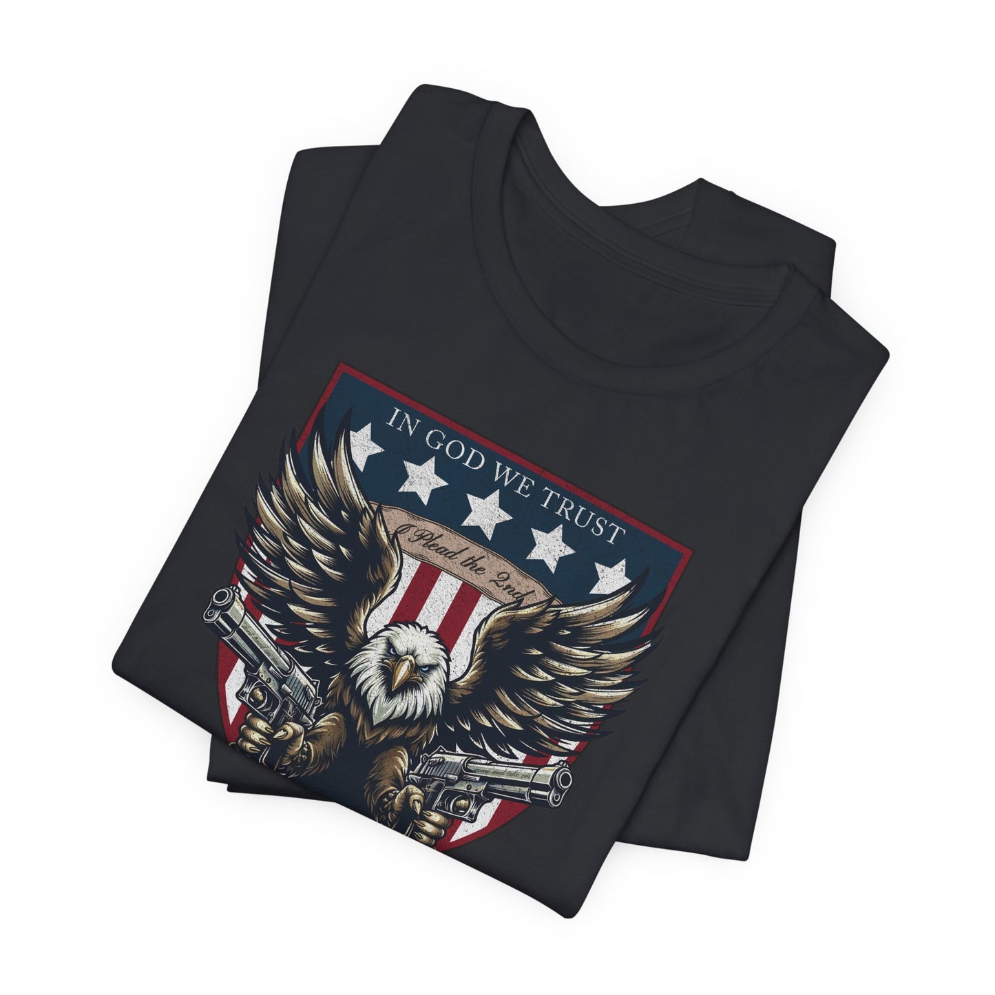 "I Plead the 2nd" Patriotic Eagle Gun Rights T-Shirt