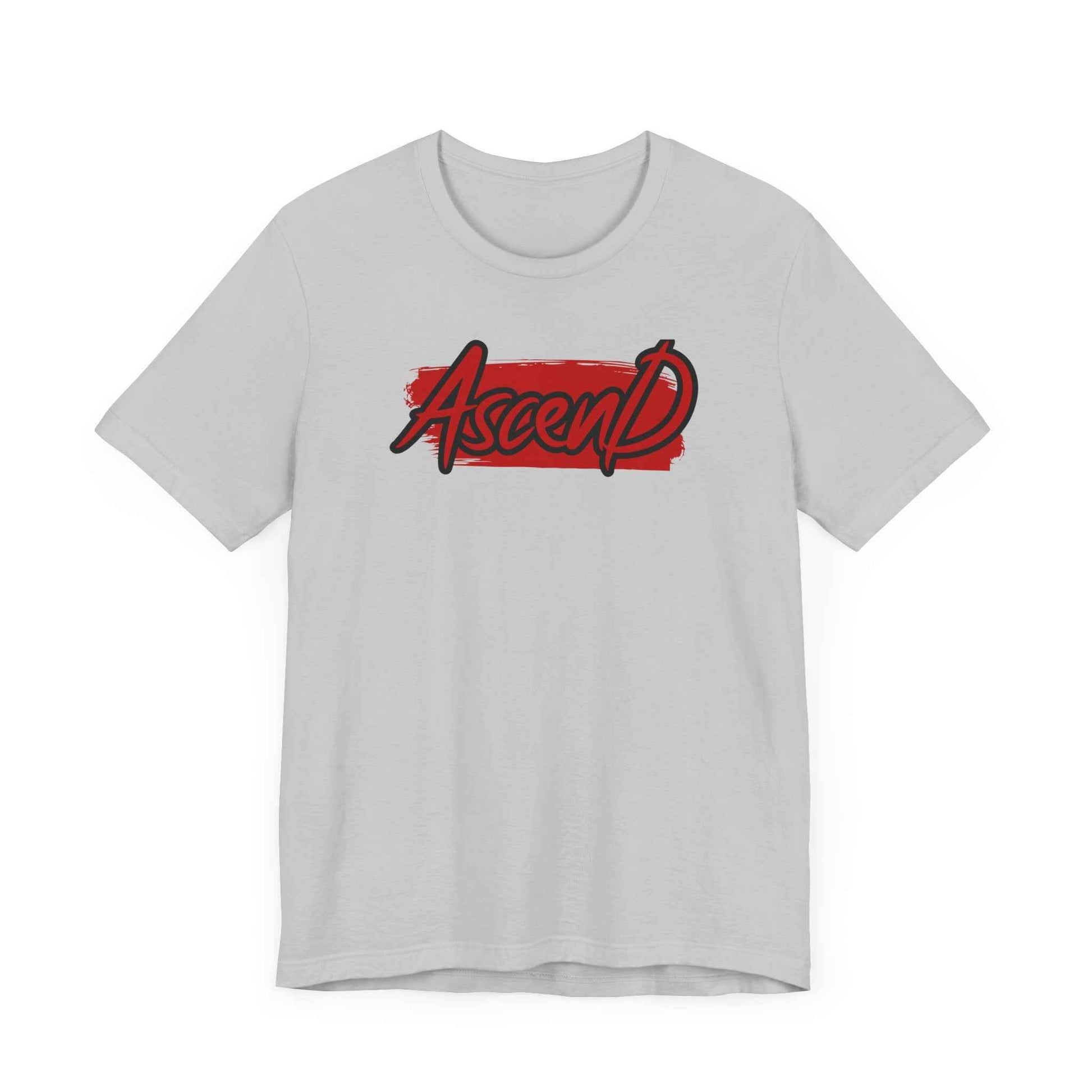 Ascend Shirt – Bold Red & Black Motivational Graphic Tee - QHC Supply