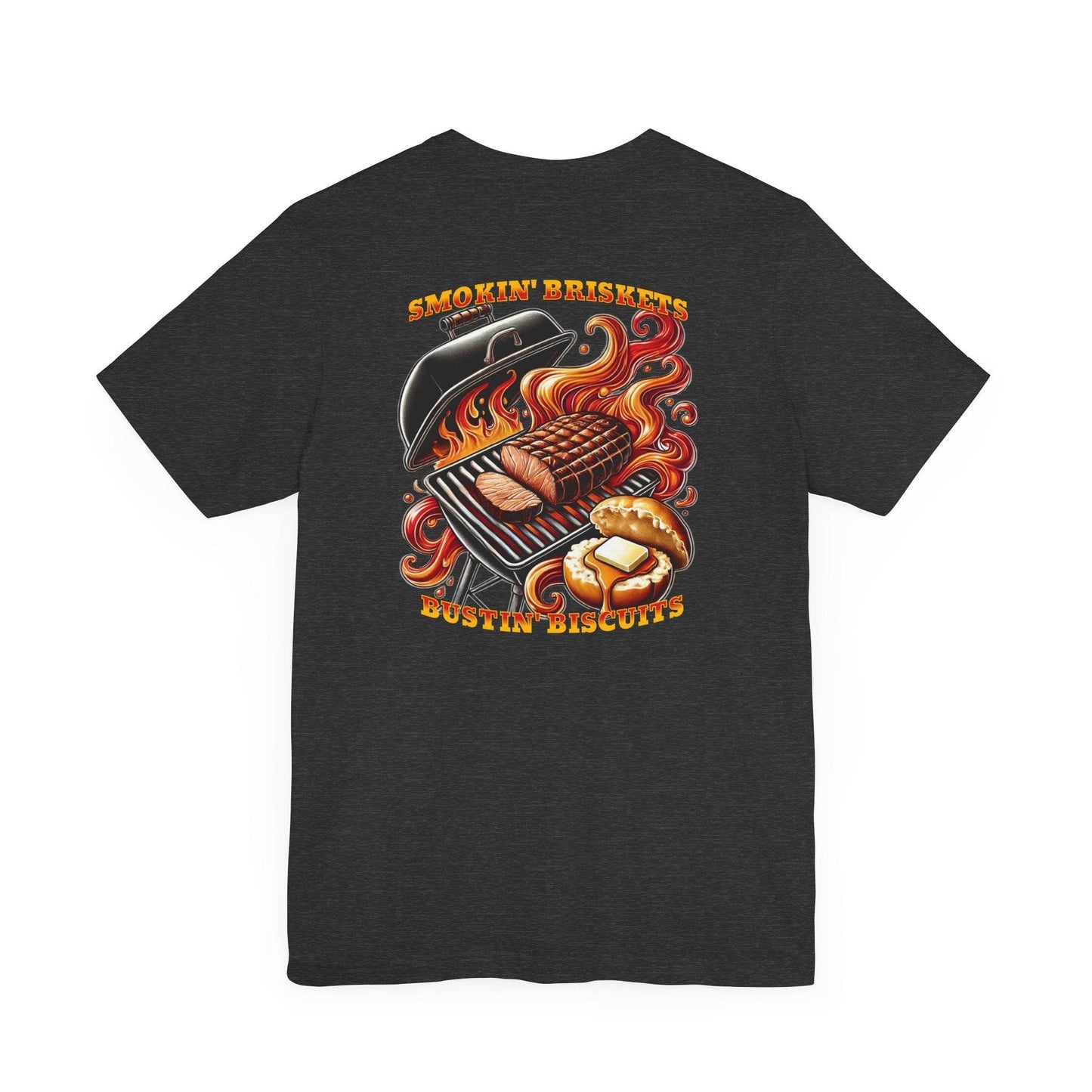 BBQ Smokin' Briskets T-shirt - Back Design - QHC Supply