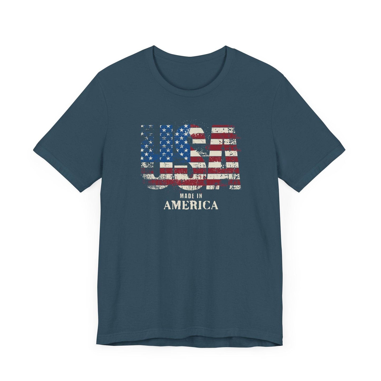 USA Unisex Tee - Made in America Patriotic Shirt - QHC Supply