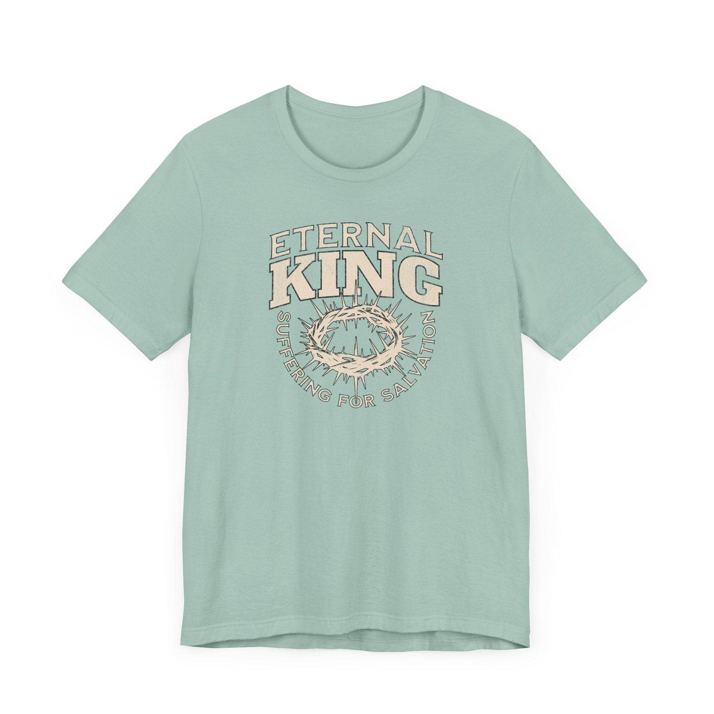 Eternal King Graphic Tee - Suffering for Salvation Shirt - QHC Supply