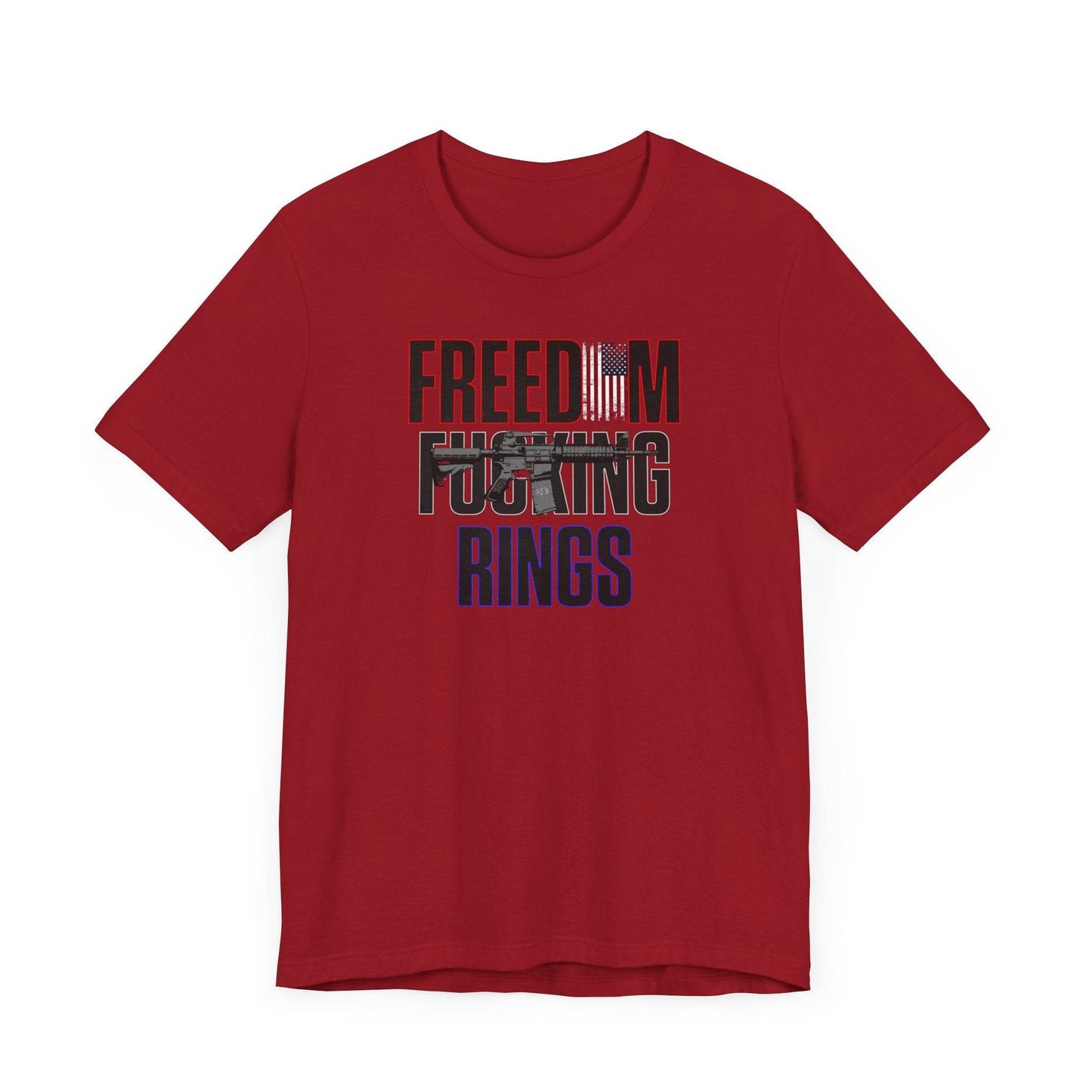 Freedom Rings - Patriotic Graphic Tee - QHC Supply