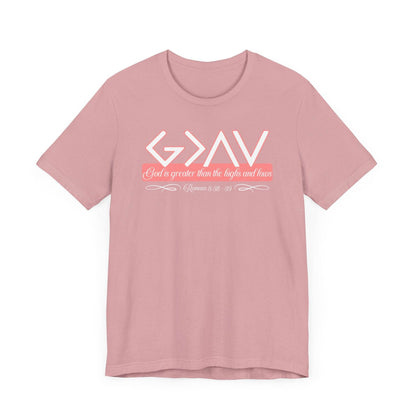 God Is Greater Than the Highs and Lows Women's Tee - QHC Supply