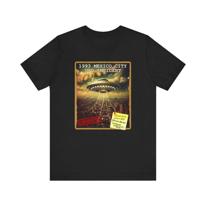 1993 Mexico City UFO Incident Vintage Graphic Tee - QHC Supply