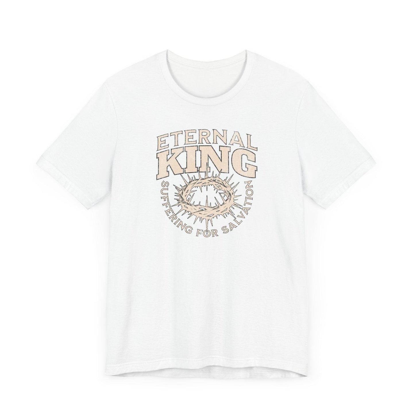 Eternal King Graphic Tee - Suffering for Salvation Shirt - QHC Supply