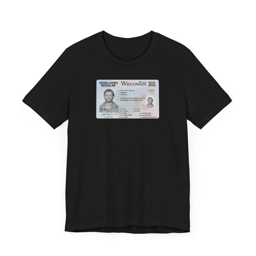 Dahmer Serial Killer Shirt – Wisconsin License ID Tee - QHC Supply