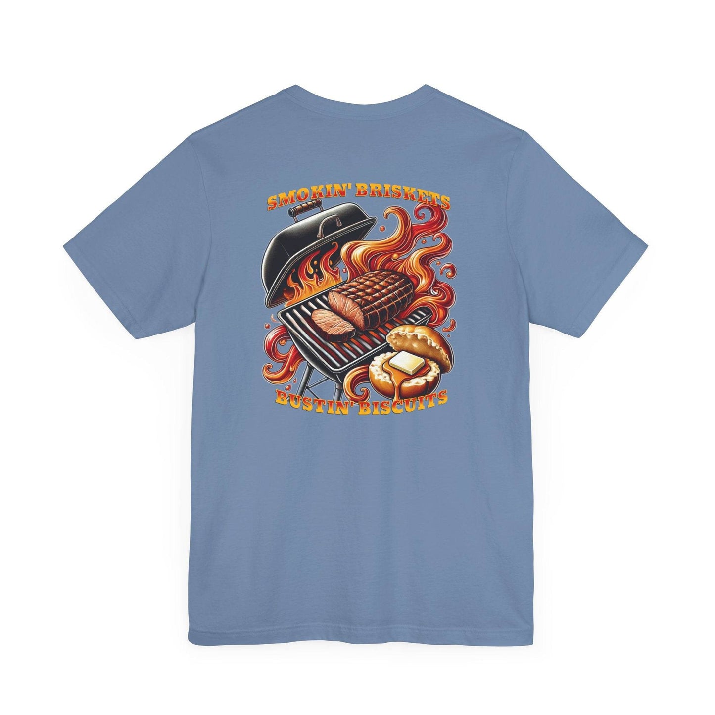 BBQ Smokin' Briskets T-shirt - Back Design - QHC Supply