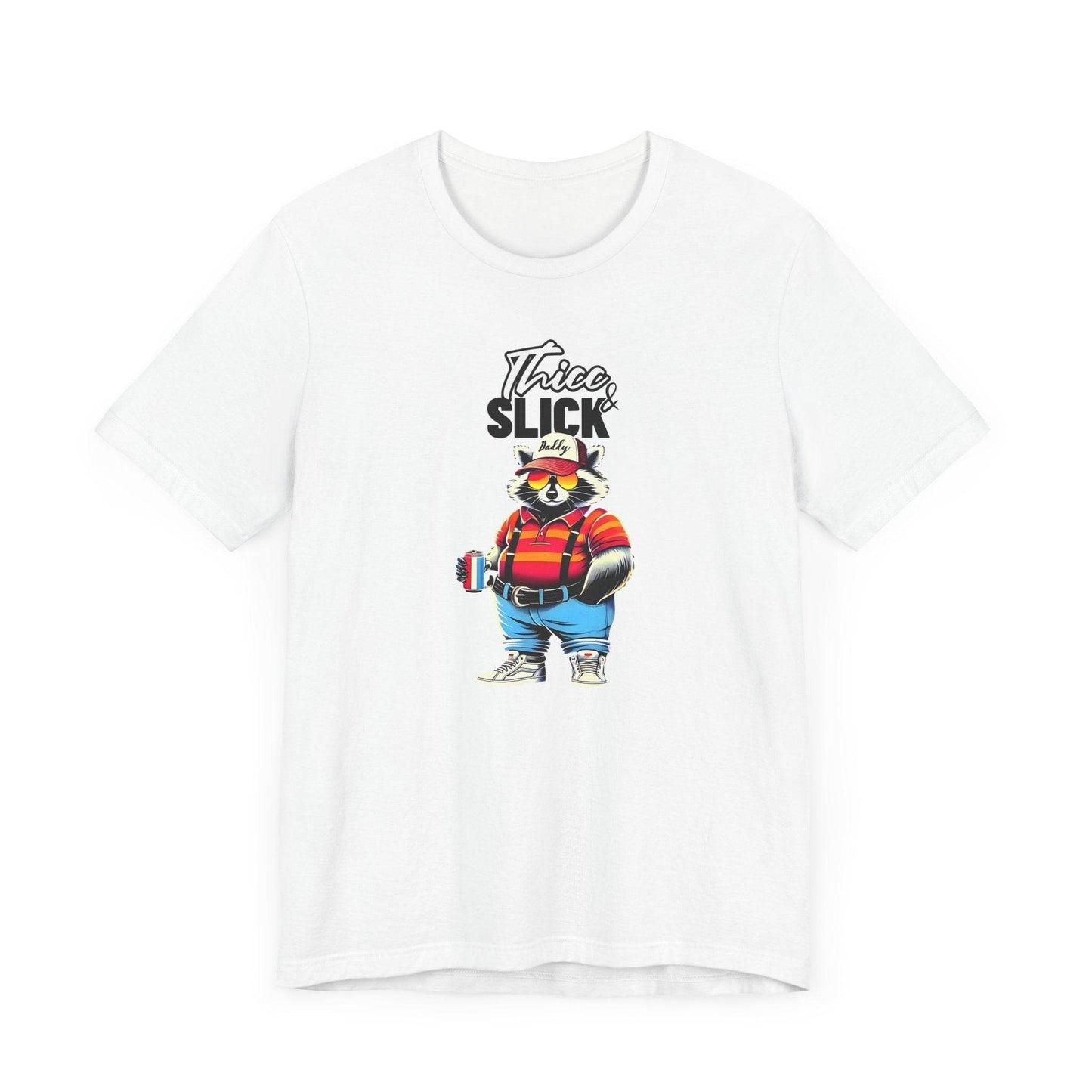 Men's T-shirt - 'Thicc & Slick' Captioned Design - QHC Supply