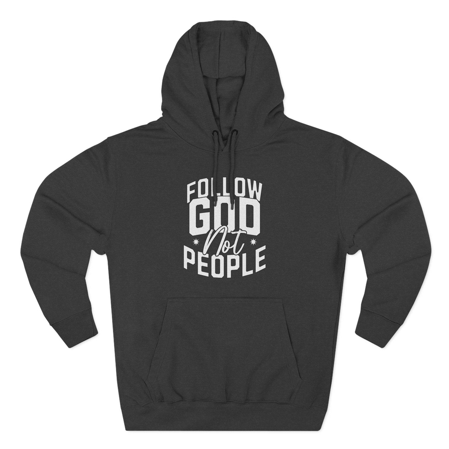 Fleece Hoodie - Follow God Not People Design - QHC Supply