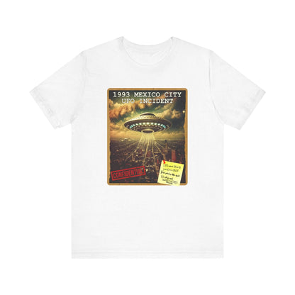 1993 Mexico City UFO Incident Vintage Graphic Tee - QHC Supply