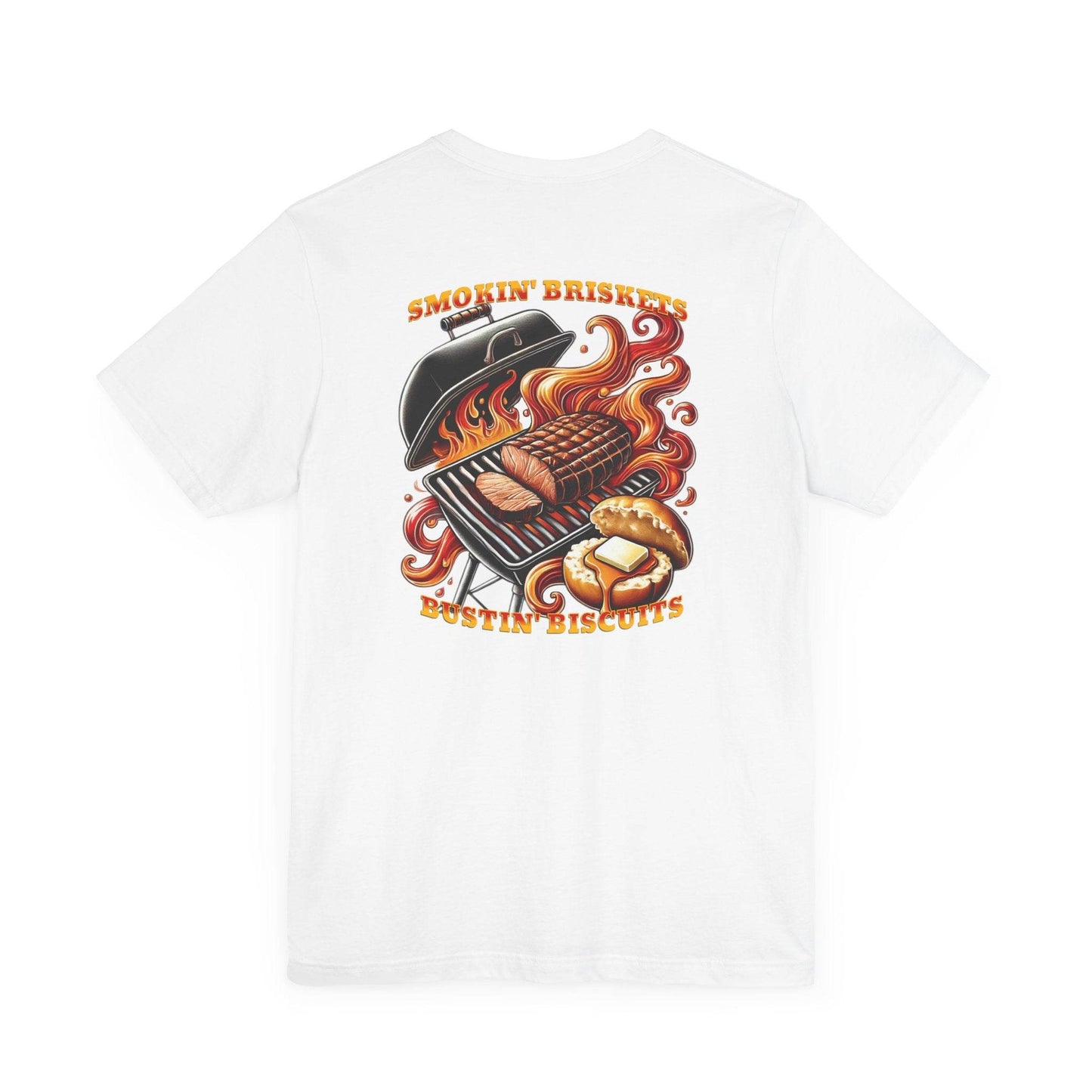 BBQ Smokin' Briskets T-shirt - Back Design - QHC Supply