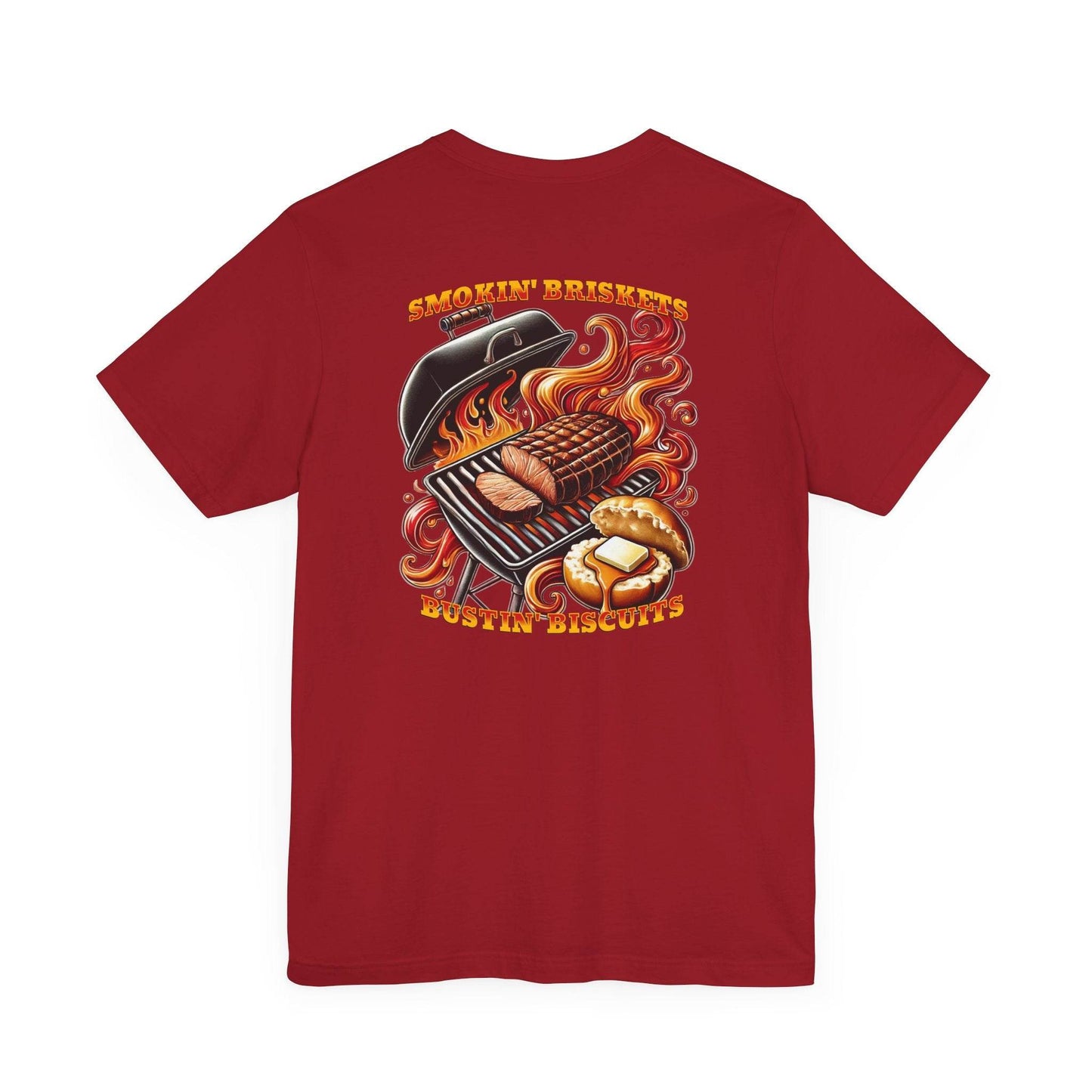 BBQ Smokin' Briskets T-shirt - Back Design - QHC Supply