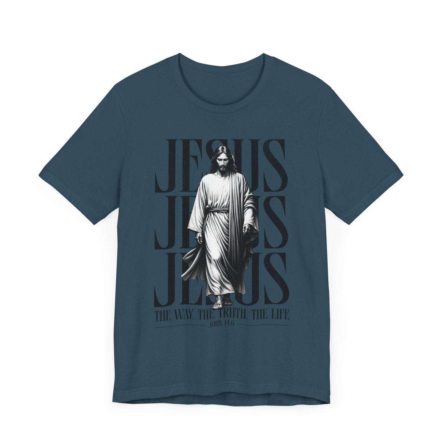 Christian Tee - Jesus The Way The Truth The Life - QHC Supply