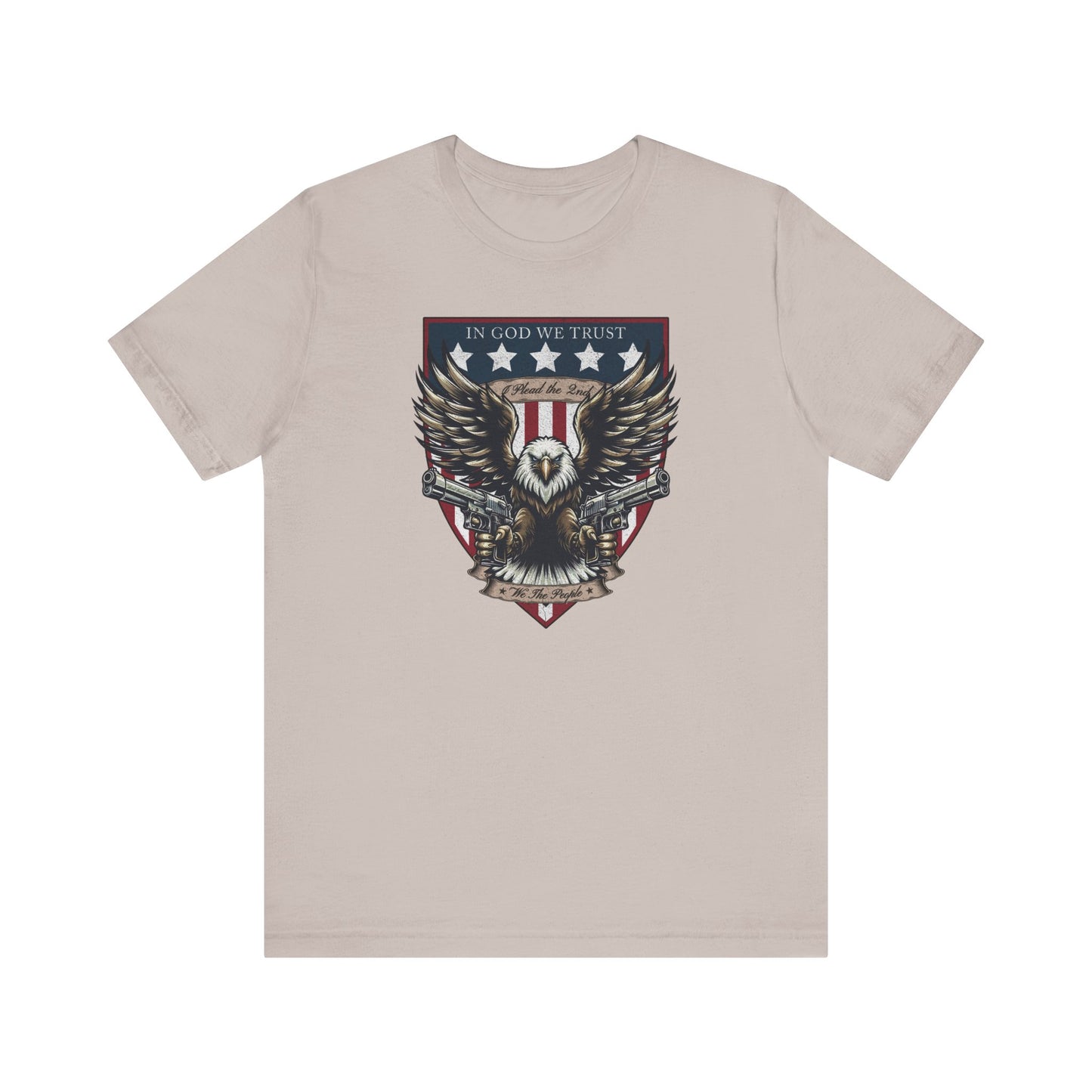 "I Plead the 2nd" Patriotic Eagle Gun Rights T-Shirt