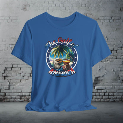 T-Shirt Trump Gulf of America USA Patriotic Design Tee - QHC Supply