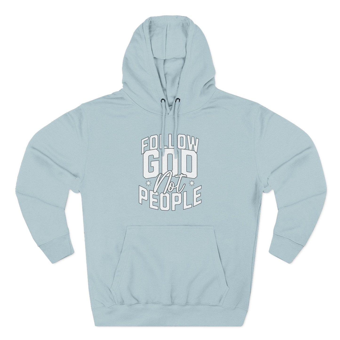 Fleece Hoodie - Follow God Not People Design - QHC Supply