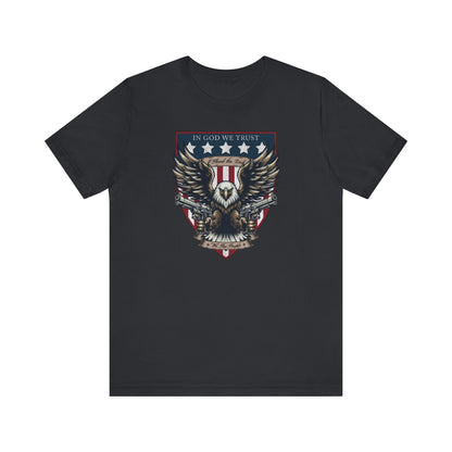 "I Plead the 2nd" Patriotic Eagle Gun Rights T-Shirt