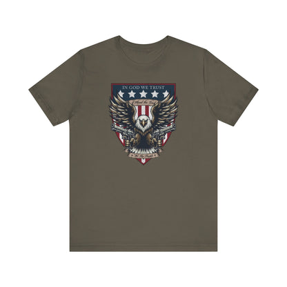 "I Plead the 2nd" Patriotic Eagle Gun Rights T-Shirt