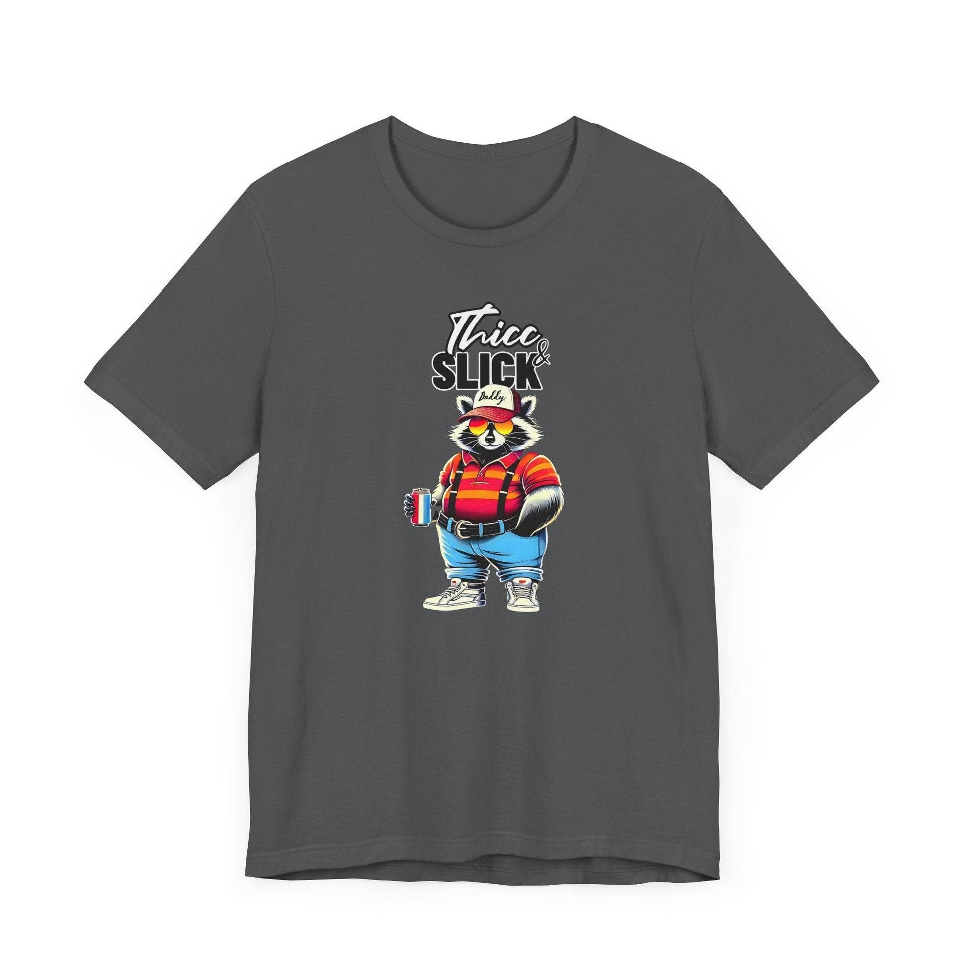 Men's T-shirt - 'Thicc & Slick' Captioned Design - QHC Supply