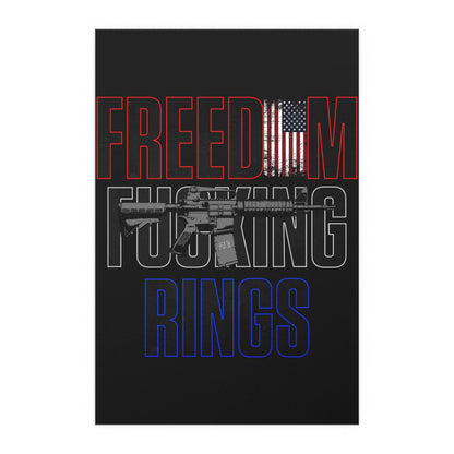 Freedom Rings Patriot Poster - QHC Supply