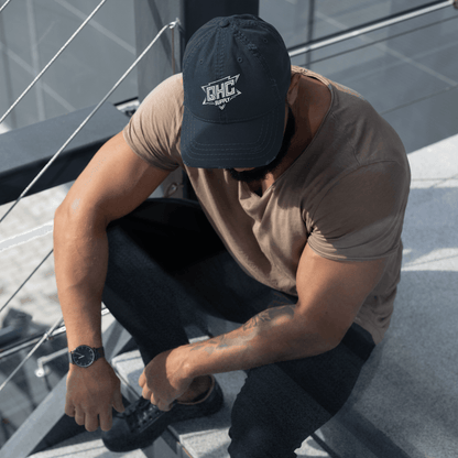 QHC Supply Logo - Distressed Dad Hat - QHC Supply