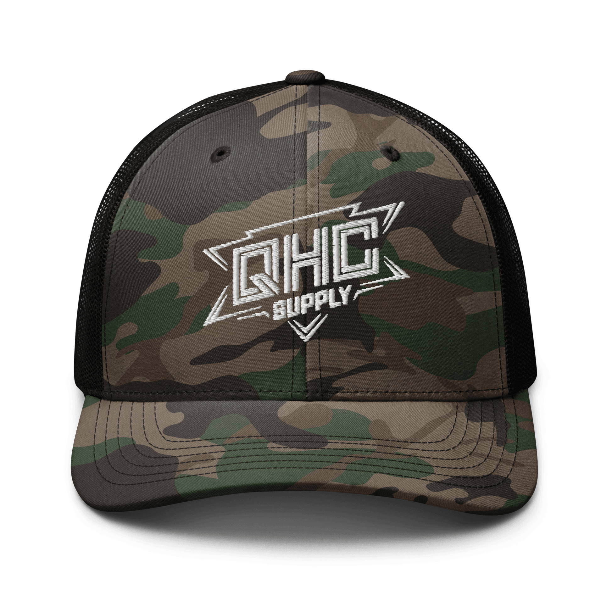 QHC Supply Logo (Camo Trucker) - QHC Supply