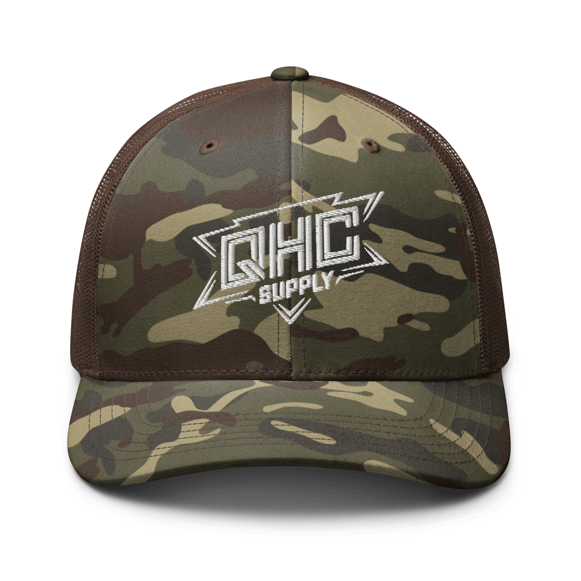 QHC Supply Logo (Camo Trucker) - QHC Supply