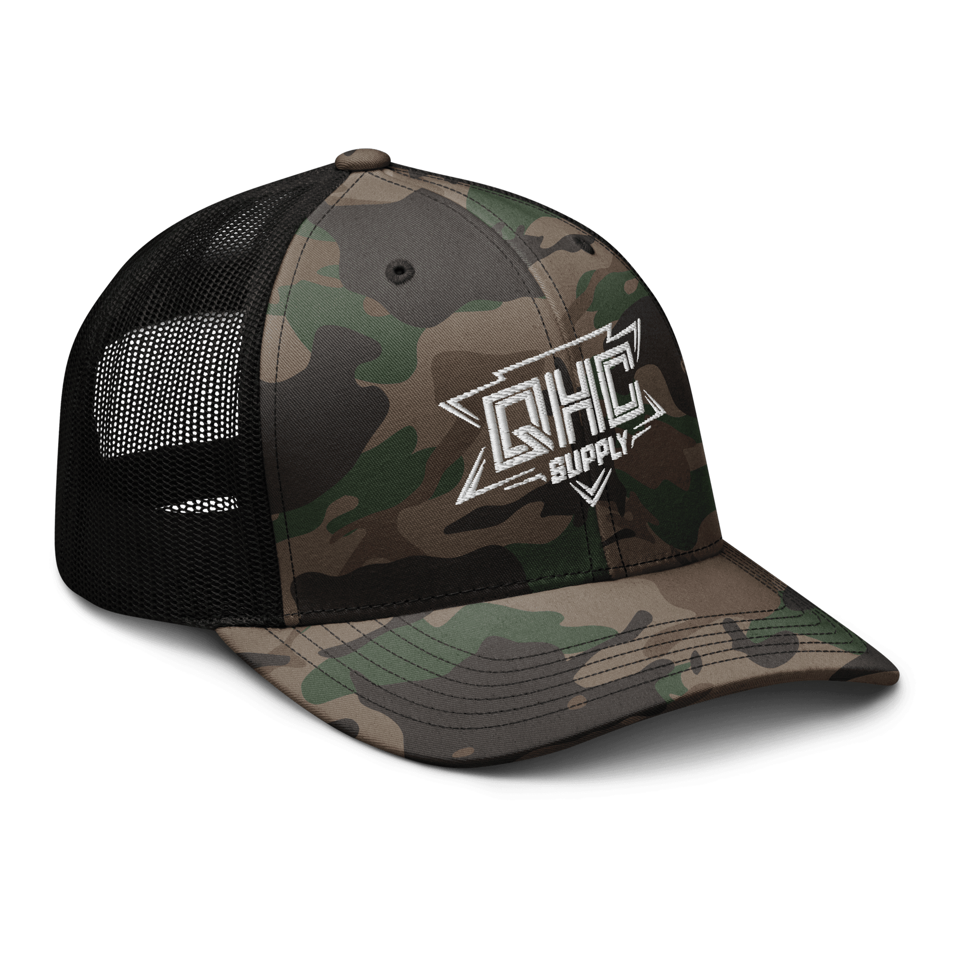 QHC Supply Logo (Camo Trucker) - QHC Supply