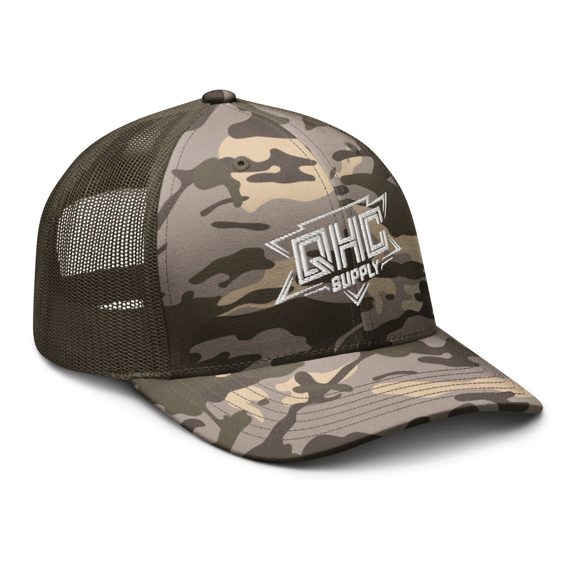 QHC Supply Logo (Camo Trucker) - QHC Supply